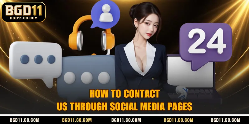 How to Contact Us Through Social Media Pages